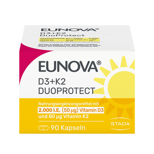 Eunova Duoprotect D3+k2 2000Ie/80Ug 90 St STADA Consumer Health Deutschland bei onfy.de kaufen 14133549