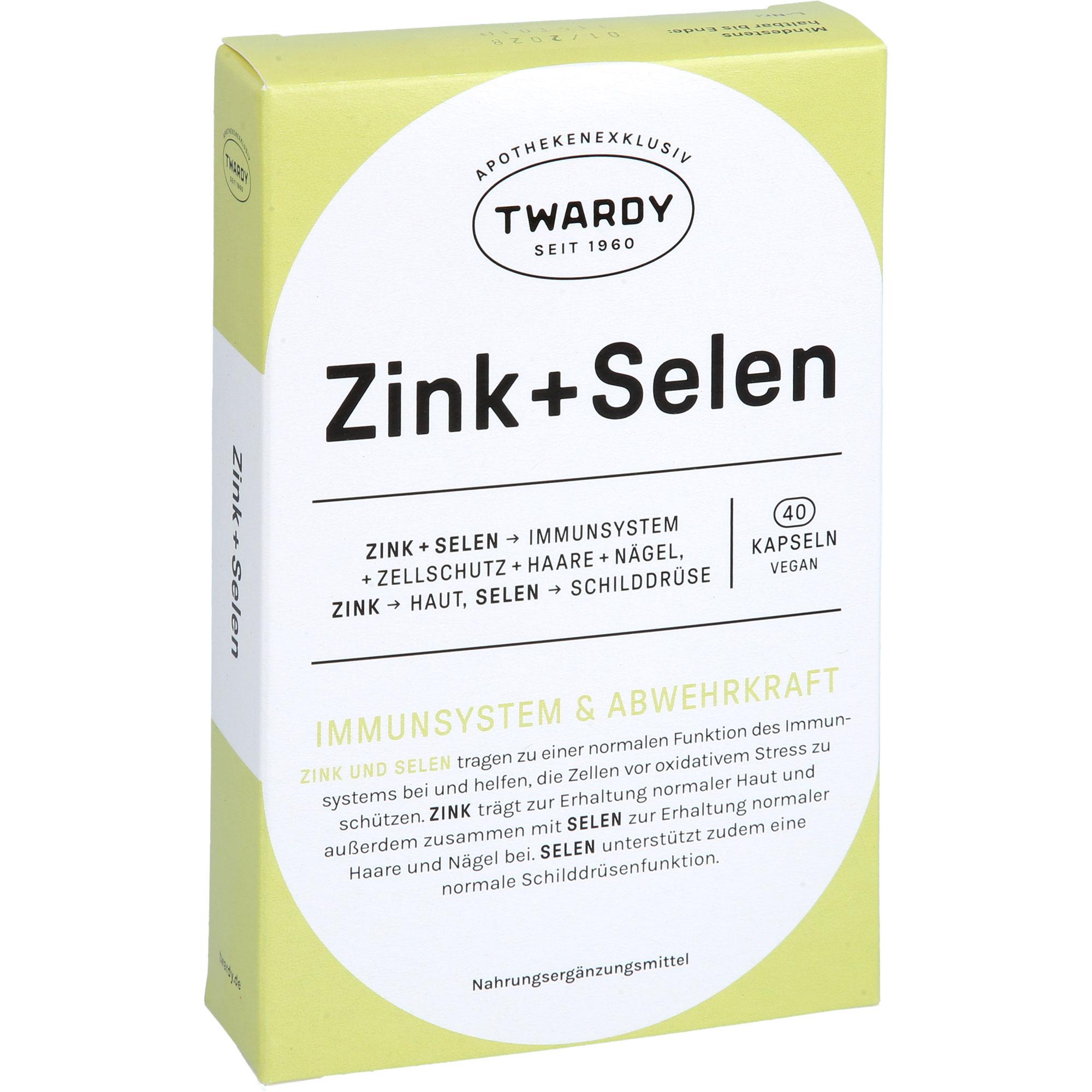 Zink + Selen Kapseln Vegan 40 St Astrid Twardy bei onfy.de kaufen 19239985