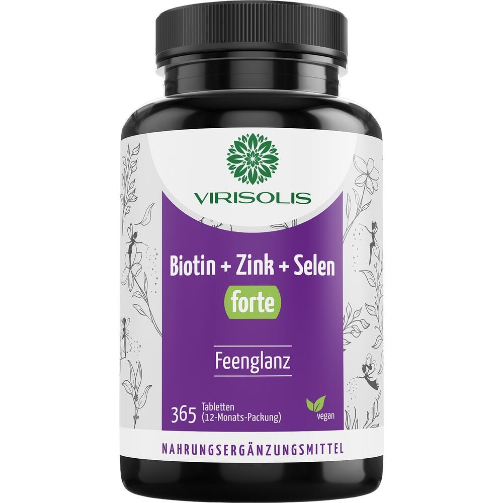 Virisolis Biotin-Zink-Selen Forte 12 Mon. - Vegan null