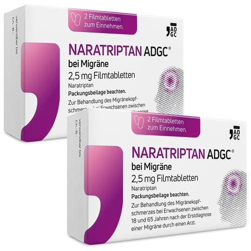 Naratriptan Adgc bei Migräne 2.5 mg Filmtabletten 2 St Zentiva Pharma bei onfy.de kaufen 18498549