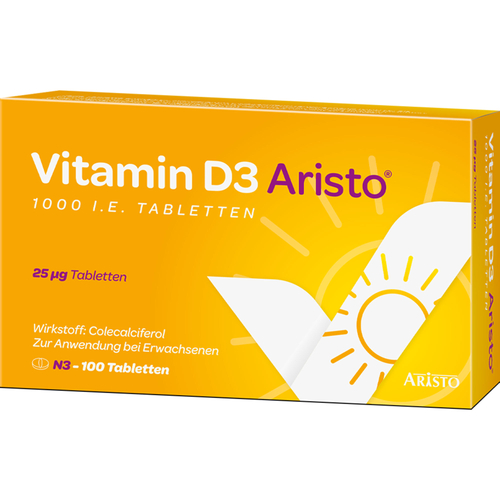 Vitamin D3 Aristo 1000 I.e. Tabletten 100 St Aristo Pharma bei onfy.de kaufen 20009635