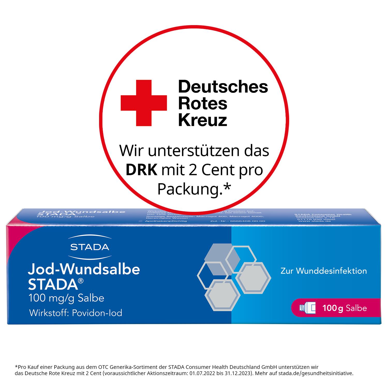 Jod-Wundsalbe Stada 100 mg/G null