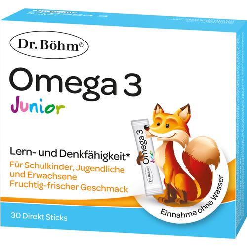 Dr. Böhm Omega 3 Junior Direkt Sticks 30x1.5 g Apomedica Pharmazeutische Produkte bei onfy.de kaufen 19370509