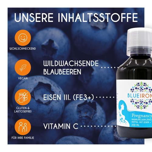 Blueiron Eisen Pregnancy + Folsäure 250 ml Hager Pharma bei onfy.de kaufen 19834311