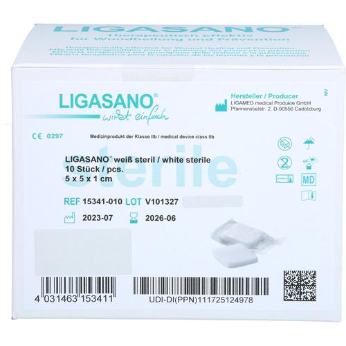Ligasano Weiss Verband 1x5x5cm Steril 10 St Bios Medical Services bei onfy.de kaufen 18772648