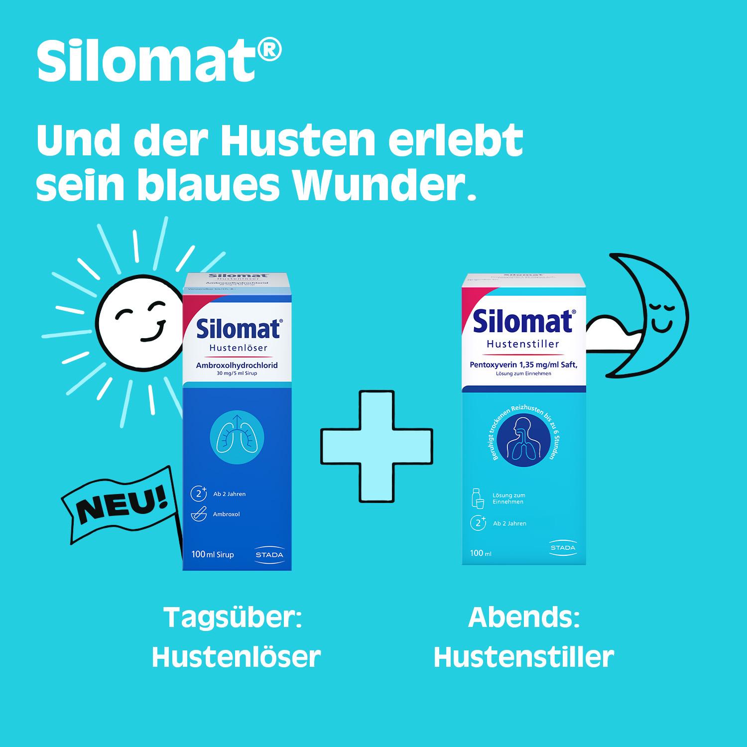 Silomat Hustenlöser Ambroxolhydrochlorid 30mg/5ml 100 ml STADA Consumer Health Deutschland bei onfy.de kaufen 18892559