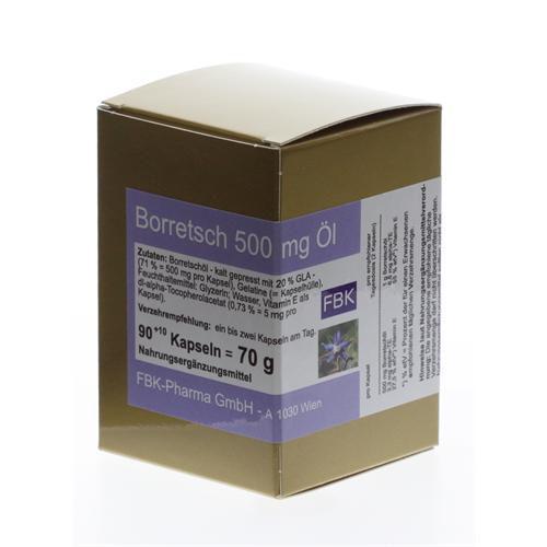 Borretsch 500mg Oel 90 St FBK-Pharma bei onfy.de kaufen 04381789