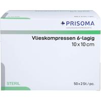 Vlieskompressen 10x10 cm Steril 6L. null