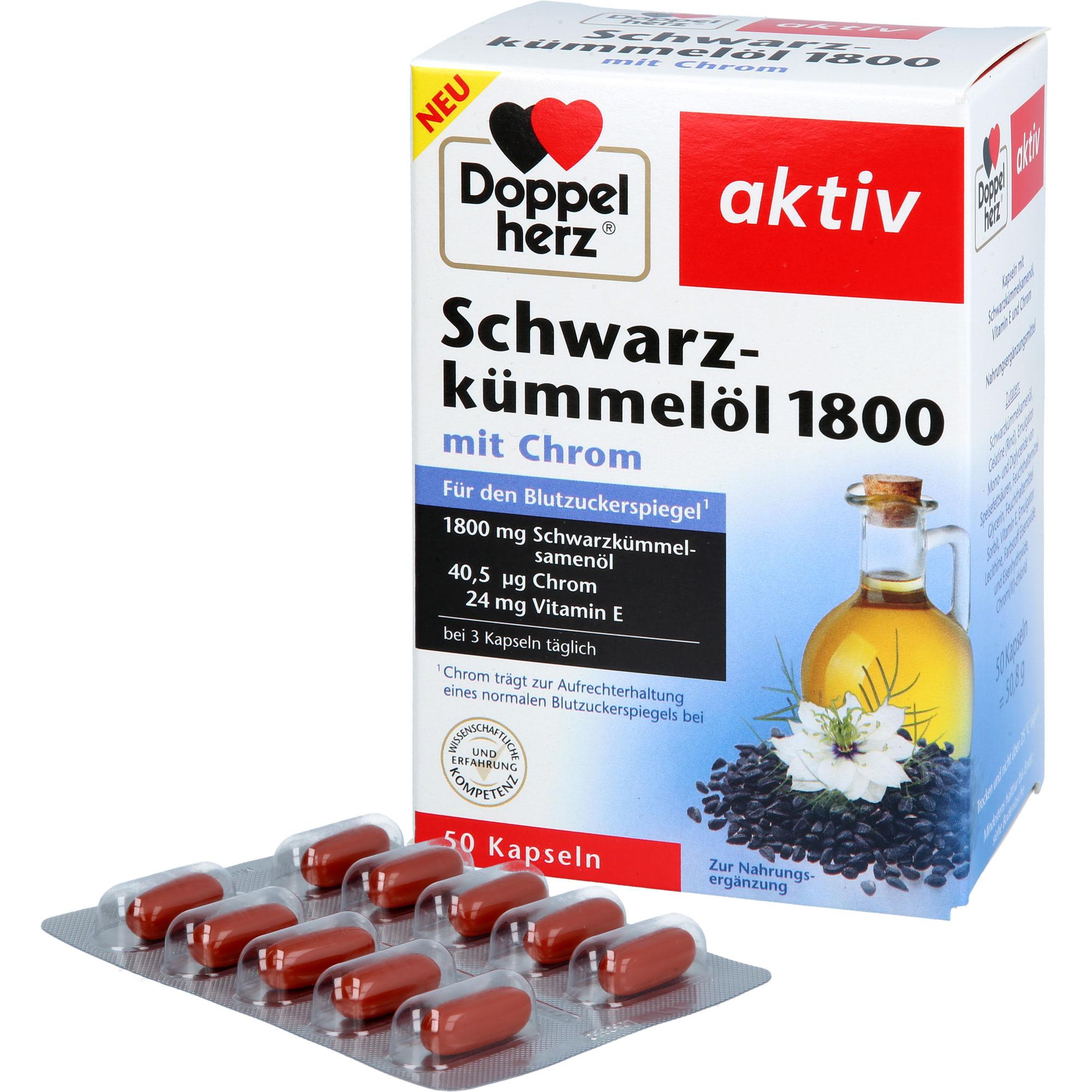 Doppelherz Schwarzkümmelöl 1800 50 St Queisser Pharma bei onfy.de kaufen 19479815