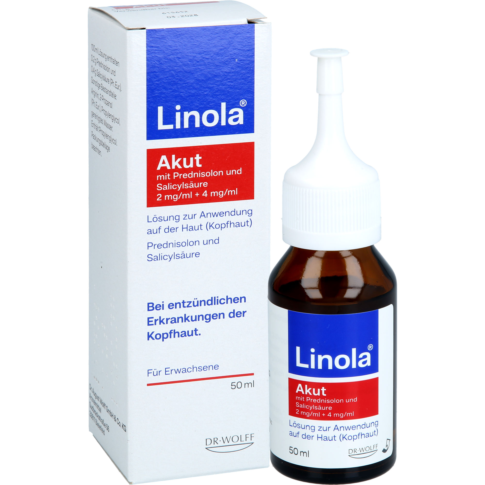 Linola Akut M.predn.u.salicyls.2+4mg/ml Lsg.kopfh. 50 ml Dr. August Wolff GmbH & Co. KG Arzneimittel bei onfy.de kaufen 20509645