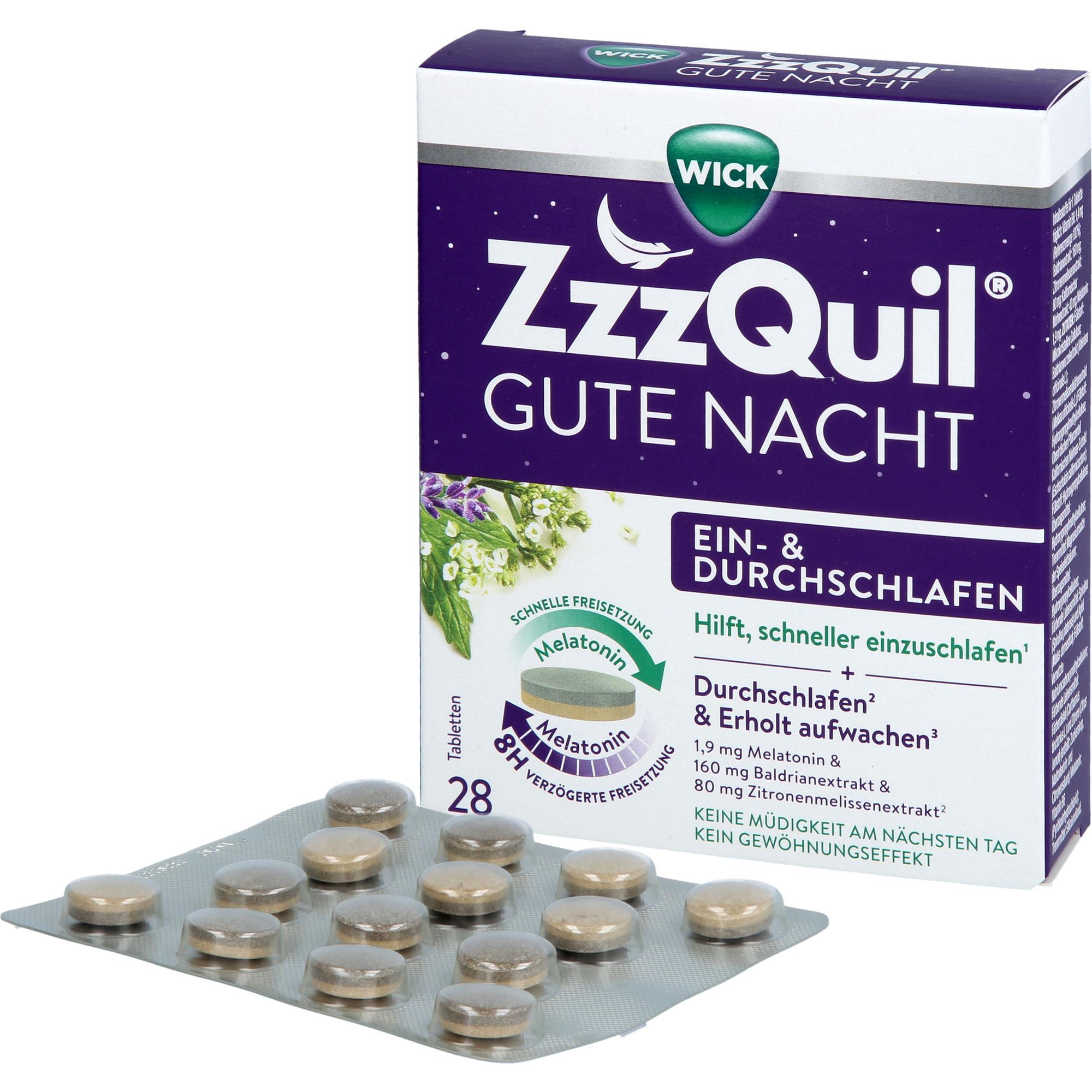 Wick Zzzquil Gute Nacht ein- und Durchschlafen 28 St WICK Pharma - Zweigniederlassung der Procter & Gamble bei onfy.de kaufen 19397425