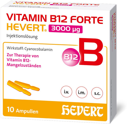 Vitamin B12 Forte Hevert 3000 Ug 10x2 ml Hevert-Arzneimittel bei onfy.de kaufen 19831809
