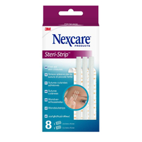 Nexcare Steri-Strip Wundverschlusstr.weiß 2 Größen null