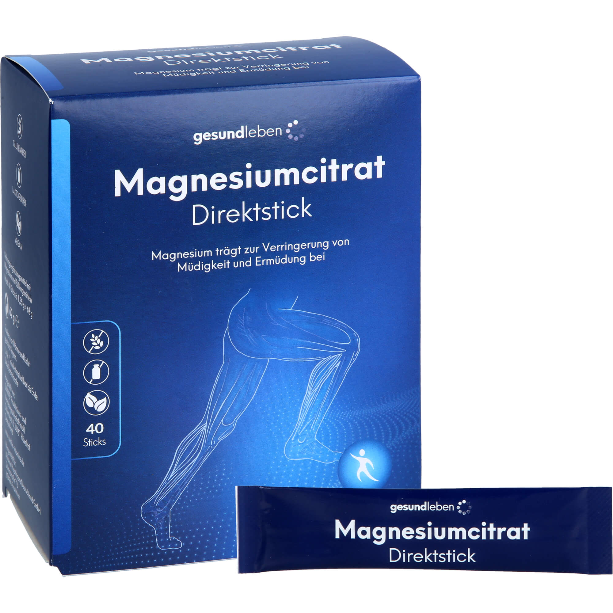 Gesund Leben Magnesiumcitrat Direktstick 40x1.55 g Alliance Healthcare Deutschland bei onfy.de kaufen 19198105