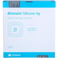 Biatain Silicone Ag Schaumverband 12.5x12.5 cm null