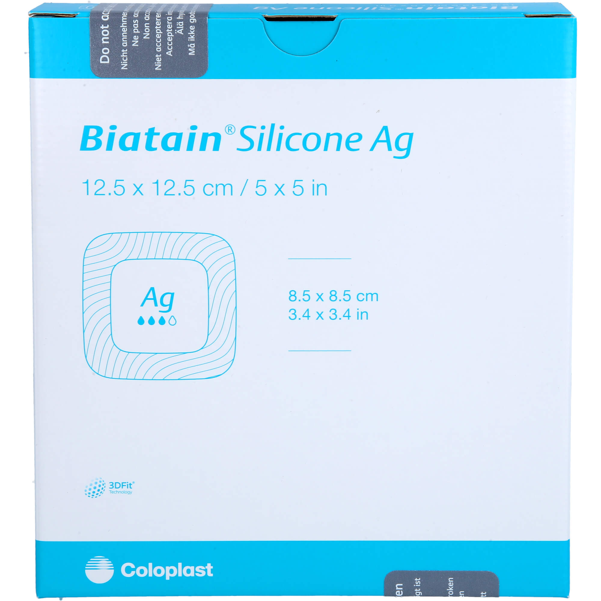 Biatain Silicone Ag Schaumverband 12.5x12.5 cm 5 St ToRa Pharma bei onfy.de kaufen 19207695
