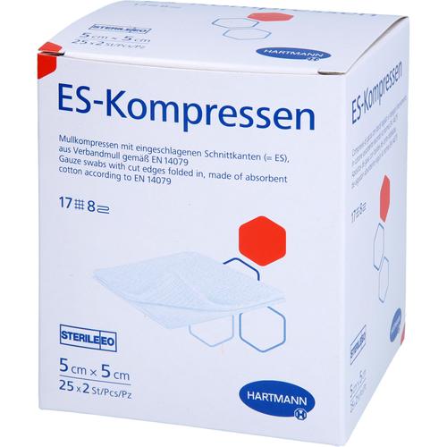 Es-Kompressen Steril 5x5 cm 8Fach 25x2 St adequapharm bei onfy.de kaufen 19394125