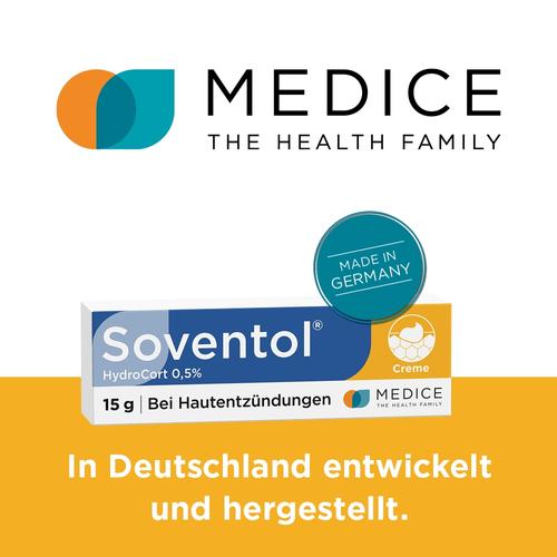 Soventol HydroCort 0.5% Creme bei akuten Hautentzündungen  15 g MEDICE Arzneimittel Pütter bei onfy.de kaufen 04465121