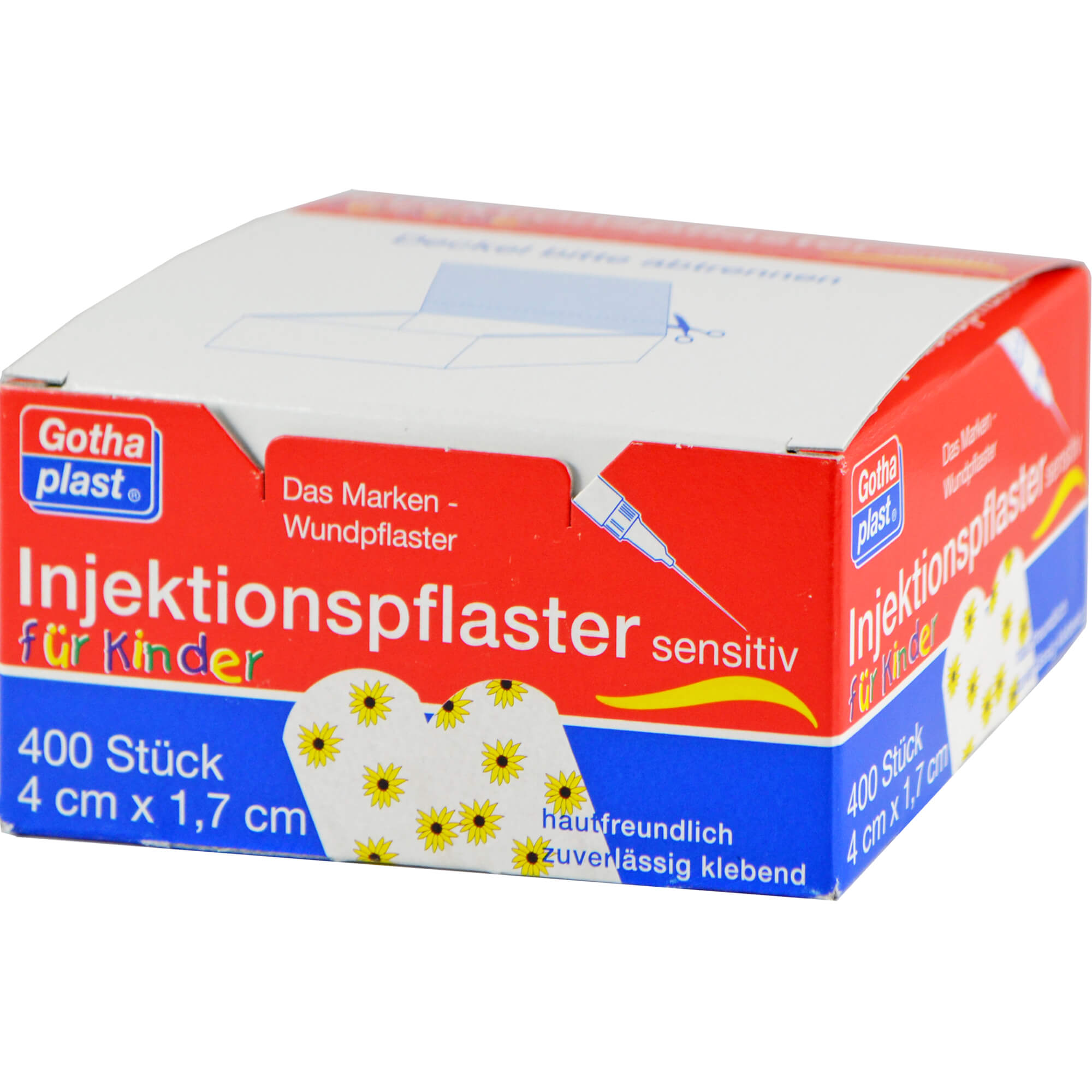 Gothaplast Injektionspfl. Kinder Blume 4cmx1.7cm null