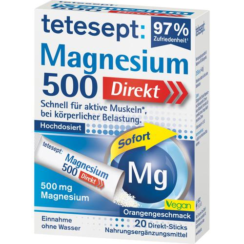 Tetesept Magnesium 500 Direkt Sticks 20 St Merz Consumer Care bei onfy.de kaufen 17841229