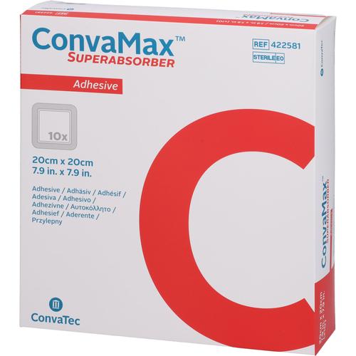 Convamax Superabsorber Adhäsiv 20x20 cm 10 St kohlpharma bei onfy.de kaufen 18760409