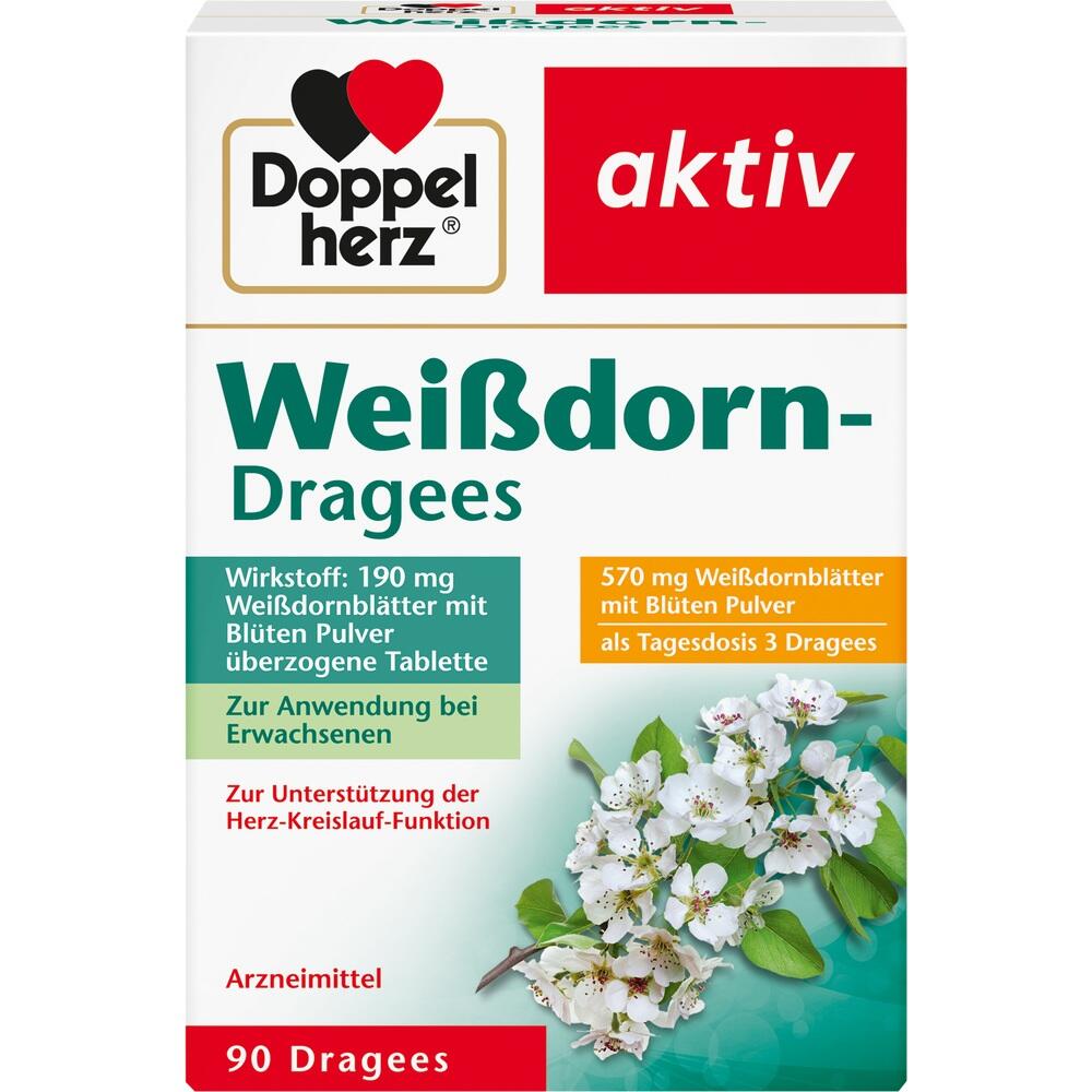Doppelherz Weißdorn Dragees null