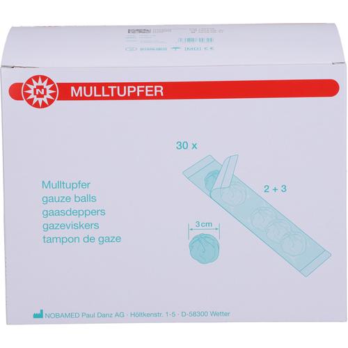 Mulltupfer-Steril D 3cm P2+3 2-Kammer-Set 30x5 St NOBAMED Paul Danz bei onfy.de kaufen 18307199
