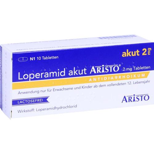 Loperamid Axicur 2 mg Tabletten + Loperamid Akut Aristo 2mg Tabletten bei onfy.de kaufen 2000000000022