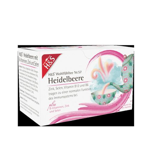 H&S Heidelbeere mit B-Vitaminen Zink und Selen 20x2.5 g H&S Tee - Gesellschaft bei onfy.de kaufen 17446941