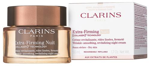 Clarins Extra-Firming Nuit [COLLAGEN]³ Technology Nachtcreme - Trockene Haut 50 ml / Nachfüllbar Clarins Société Par Actions Simplifiée bei onfy.de kaufen 03666057272745