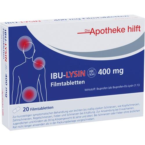 Ibu-Lysin Abcnow 400 mg Filmtabletten / Noweda Dah 20 St ABCnow bei onfy.de kaufen 17293182