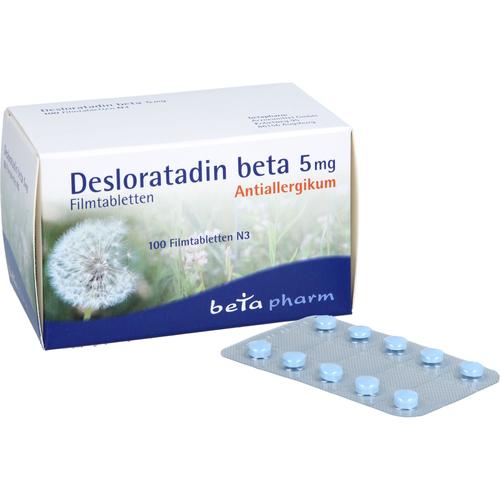 Desloratadin Beta 5 mg Filmtabletten 100 St betapharm Arzneimittel bei onfy.de kaufen 17895797