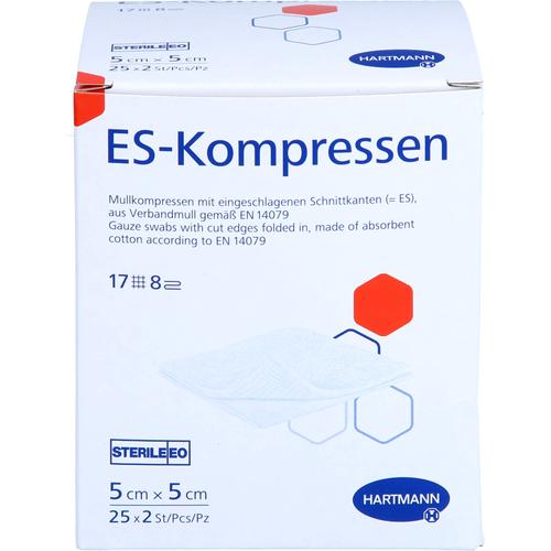 Es Kompressen Steril 5x5 cm 8Fach 25x2 St ToValCare bei onfy.de kaufen 18879748