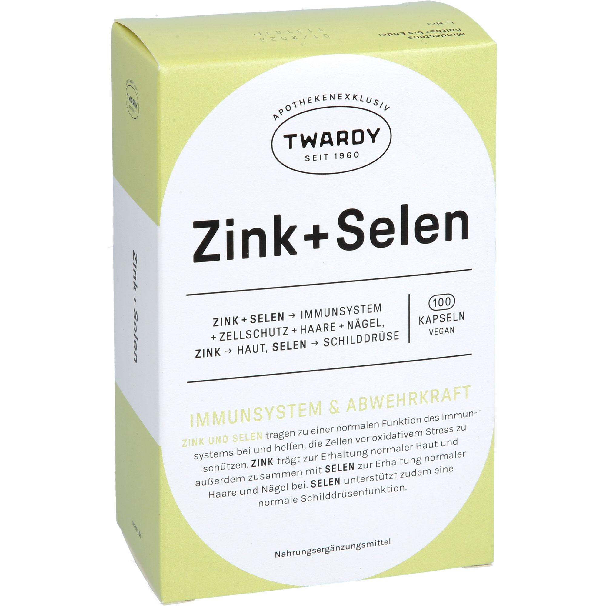 Zink + Selen Kapseln Vegan 100 St Astrid Twardy bei onfy.de kaufen 19741667