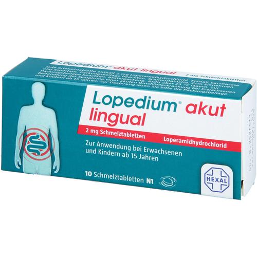 Lopedium Akut Lingual 2 mg Schmelztabletten 10 St Hexal bei onfy.de kaufen 16891113