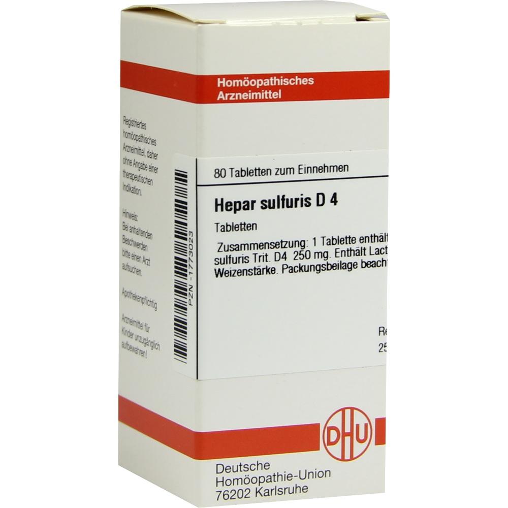 Hepar Sulf D 4 null
