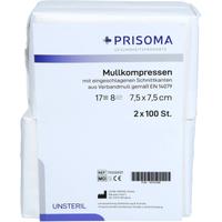 Mullkompresse Prisoma Unsteril 7.5x7.5 cm 8-Fach null