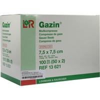 Gazin Kompresse 7.5x7.5cm 8Fach Steril null