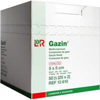 Gazin Kompresse 5x5cm 8Fach Steril null