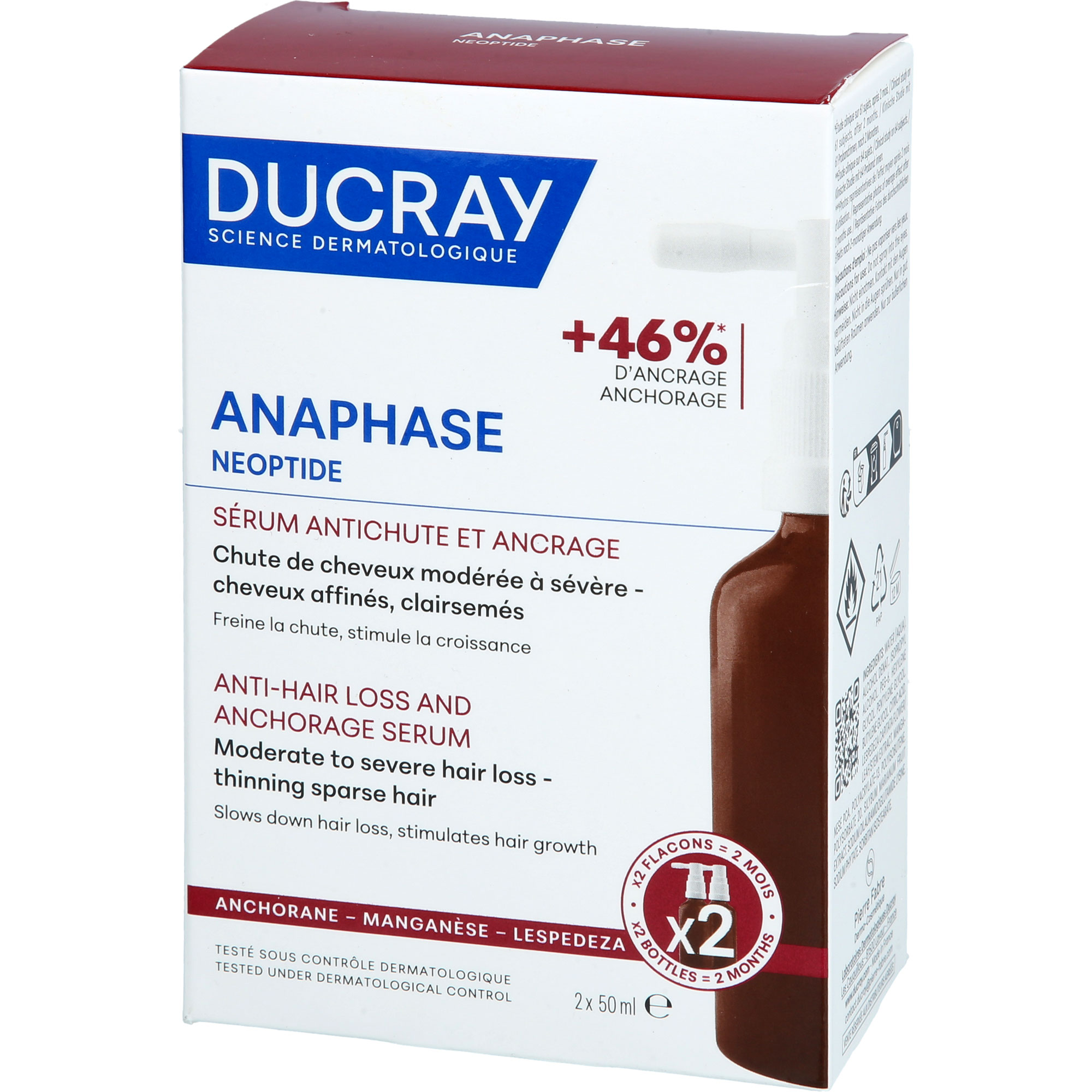 Ducray Anaphase Neoptide Serum bei Haarausfall 2x50 ml PIERRE FABRE DERMO KOSMETIK bei onfy.de kaufen 19643686