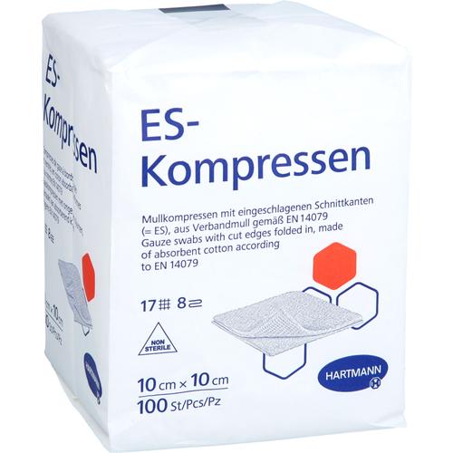 Es-Kompressen Unsteril 10x10 cm 8Fach 100 St ToValCare bei onfy.de kaufen 19799460