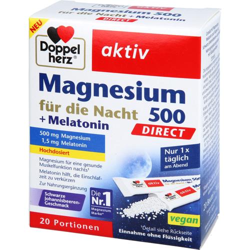 Doppelherz Mag. 500 für die Nacht+melatonin Direct 20 St Queisser Pharma bei onfy.de kaufen 19261370