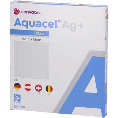 Aquacel Ag+ Extra 15x15 cm Kompressen 5 St CC Pharma bei onfy.de kaufen 18743776