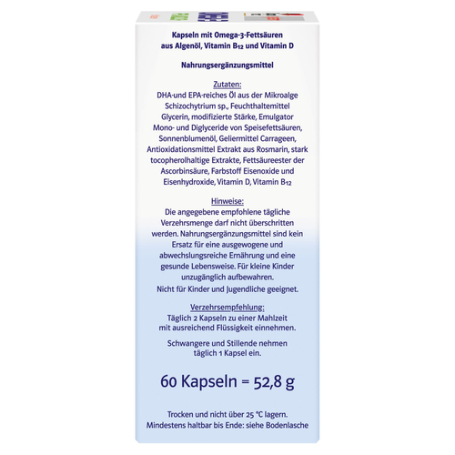Doppelherz Omega-3 Pflanzlich System 60 St Queisser Pharma bei onfy.de kaufen 13335788