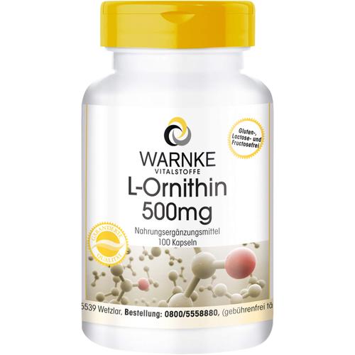 L-Ornithin 500 mg 100 St Warnke Vitalstoffe bei onfy.de kaufen 14307819