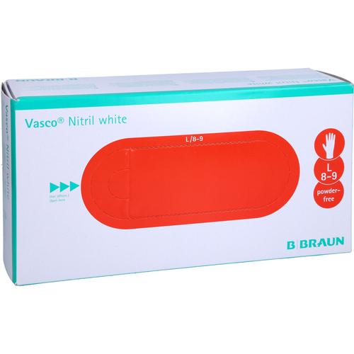 Vasco Nitril White Untersuchungshandschuhe Gr.l 150 St B. Braun Melsungen bei onfy.de kaufen 08815078