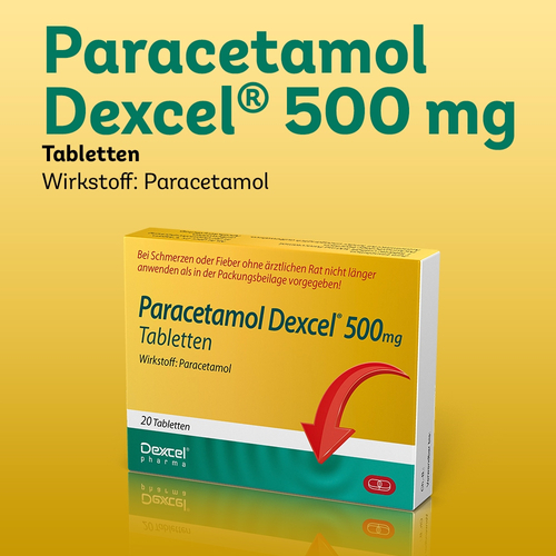 Paracetamol Dexcel 500 mg Tabletten 20 St Dexcel Pharma bei onfy.de kaufen 18311203