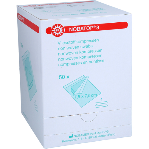 Nobatop-Steril 8 7.5 x 7.5 P2 50x2 St NOBAMED Paul Danz bei onfy.de kaufen 15205908