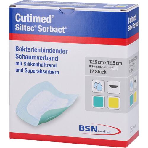 Cutimed Siltec Sorbact B Pu-Verb.12.5x12.5 cm 12 St ACA Müller/ADAG Pharma bei onfy.de kaufen 17310561