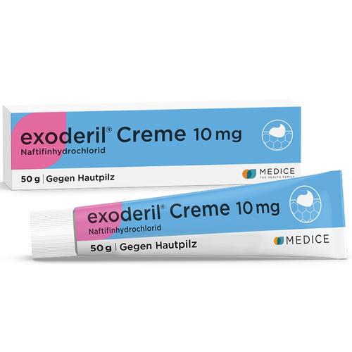 Exoderil Creme die Rettung bei Pilzinfektionen der Haut 50 g MEDICE Arzneimittel Pütter bei onfy.de kaufen 03043843
